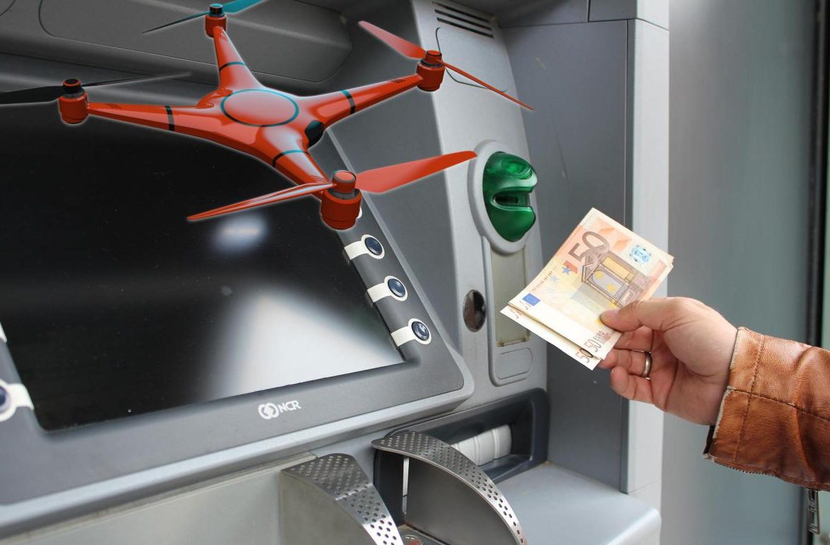 HLS.Today France 150,000 Stolen from a Drive-In ATM using a Drone